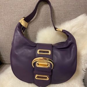 Michael Kors Leather Plum Purse